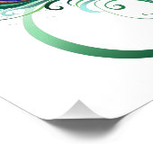 ピアコックフェザー付き無限大シンボル フォトプリント            (角)