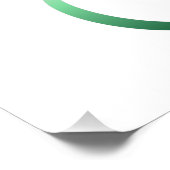 ピアコックフェザー付き無限大シンボル フォトプリント            (角)