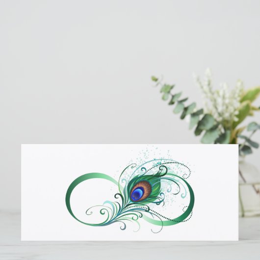 ピアコックフェザー付き無限大シンボル メニュー (スタンド正面)