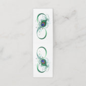 ピアコックフェザー付き無限大シンボル 予約カード (外部開封)