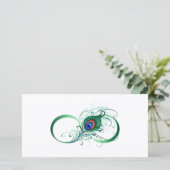 ピアコックフェザー付き無限大シンボル 案内状 (スタンド正面)