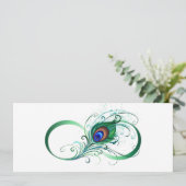 ピアコックフェザー付き無限大シンボル 案内状 (スタンド正面)