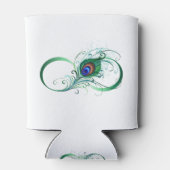 ピアコックフェザー付き無限大シンボル 缶クーラー (裏面)