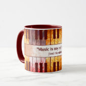 ピアコーヒー2 マグカップ (正面左)