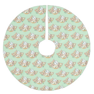 ピアゴイポテト餃子ポーランドフード料理 ブラッシュドポリエステルツリースカート