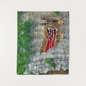 ピアサバードイリノイ先住民アメリカンレジェンド タペストリー (正面)