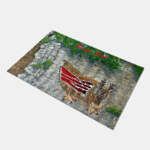 ピアサ鳥 イリノイ州のネイティブアメリカンの伝説 ドアマット (アングル)