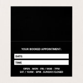 ピアシングサロンアポイントメント名刺 名刺 (内部フラット)