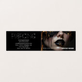 ピアシングサロンアポイントメント名刺 名刺 (外部フラット)