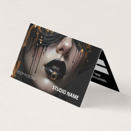 ピアシングサロンアポイントメント名刺 名刺