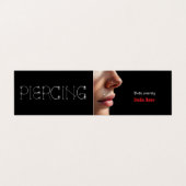 ピアシングサロン名刺 名刺 (外部フラット)