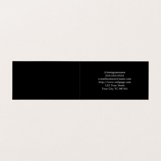 ピアシングサロン名刺 名刺 (内部フラット)