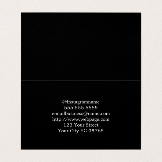 ピアシングサロン名刺 名刺 (内部フラット)