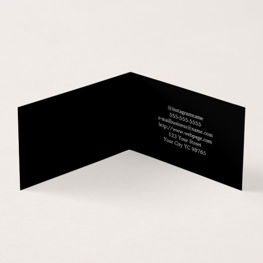 ピアシングサロン名刺 名刺 (内部)