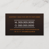 ピアシングスタジオタトゥーピアシングスペシャリスト 名刺 (裏面)