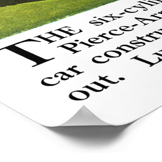 ピアシング矢印 ポスター (角)