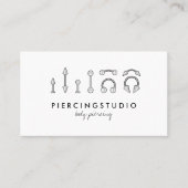 ピアシング 名刺 (正面)