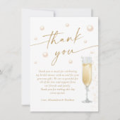ピアスアンドプロセッコブライダルシャワー サンキューカード (正面)