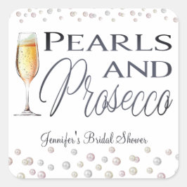 ピアスアンドプロセッコブライダルシャワー スクエアシール