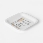 ピアスアンドプロセッコブライダルシャワー ペーパープレート (傾斜あり)