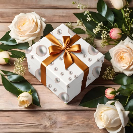 ピアスアンドプロセッコブライダルシャワー ラッピングペーパーシート