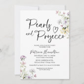 ピアスアンドプロセッコブライダルシャワー 招待状 (正面)