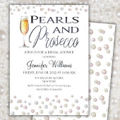 ピアスアンドプロセッコブライダルシャワー 招待状