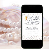 ピアスアンドプロセッコブライダルシャワー 招待状