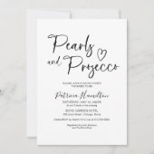 ピアスアンドプロセッコブライダルシャワー 招待状 (正面)