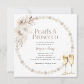 ピアスアンドプロセッコブライダルシャワー 招待状 (正面)