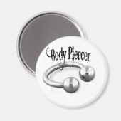 ピアスブラック マグネット (正面/裏面)