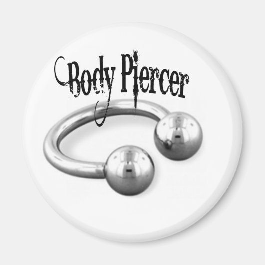 ピアスブラック マグネット (正面)