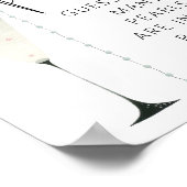 ピアスプロセッコ推測いくつのブライダルシャワーゲーム ポスター (角)