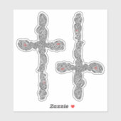 ピアス十字架 シール (シート)