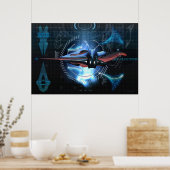 ピアス舌01 ポスター (キッチン)