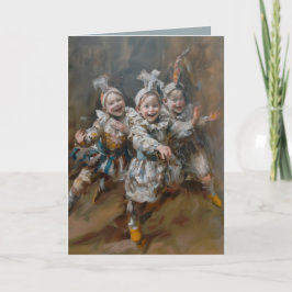 ピアス – 折り畳まれたグリーティングカード カード