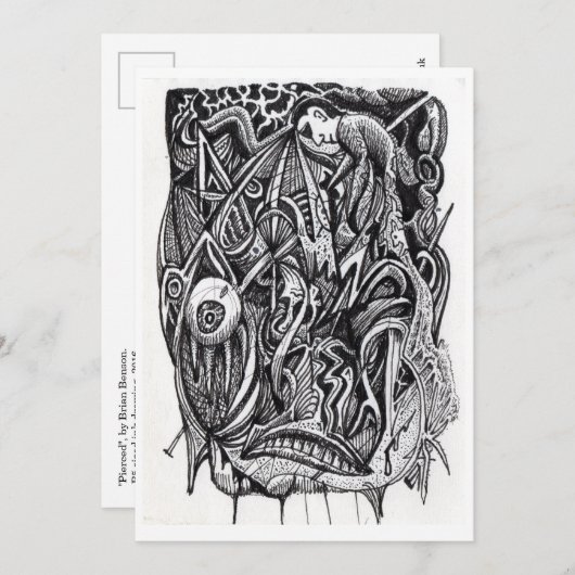 ピアス、Brian Benson Flat Card (正面/裏面)