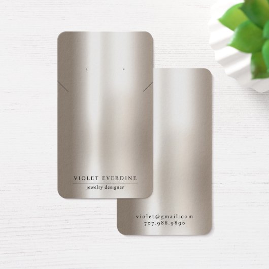 ピアセントタイポグラフィイヤリングネックレスジュエリー (デスク)