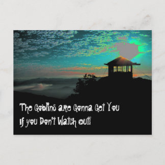 ピアソル山火の見張り ポストカード