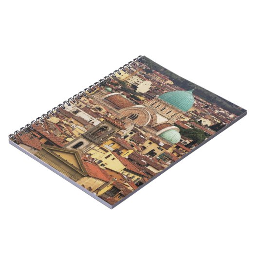 ピアッツァからイタリアのフィレンツェの景色 ノートブック (左側)