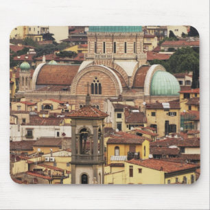 ピアッツァからイタリアのフィレンツェの景色 マウスパッド