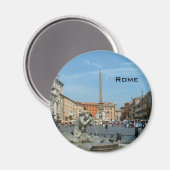 ピアッツァナヴォーナローマ マグネット (正面/裏面)