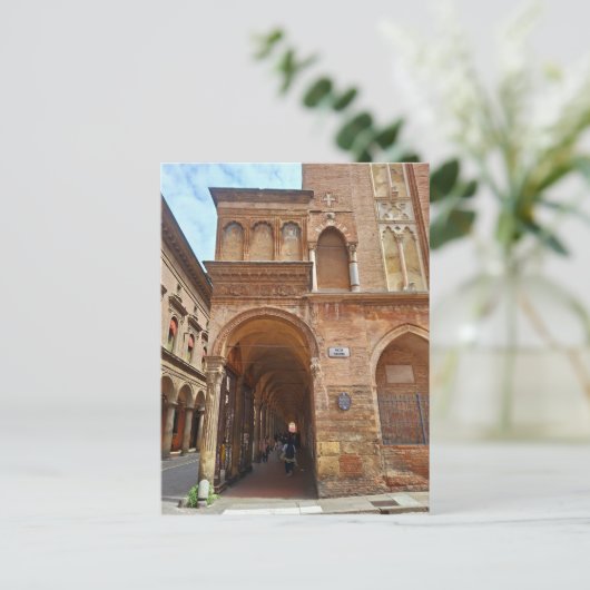 ピアッツァロッシーニボローニャイタリア ポストカード (スタンド正面)