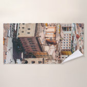 ピアッツァ・マグジョア広場とサン・ペトルの空の眺め バスタオル (バスタオル)