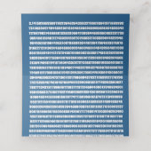 ピアデイブルーベリーパイパーティーブルースムスホリデイ プレイスカード (内部開封)