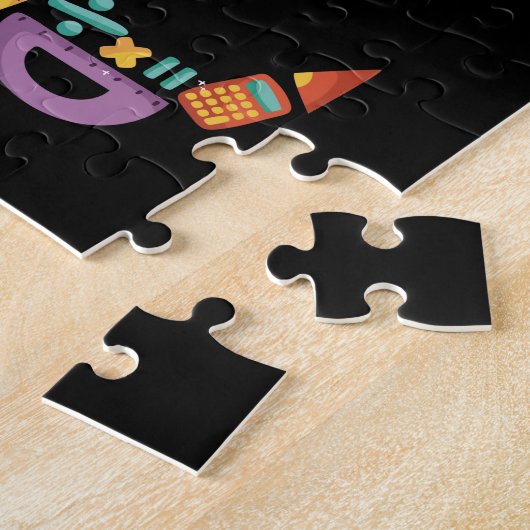 ピアデイメンズトドラー数学先生ギフトマシュマティック ジグソーパズル (側面)