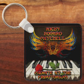 ピアニオトリウムのミドナイト キーホルダー (正面)