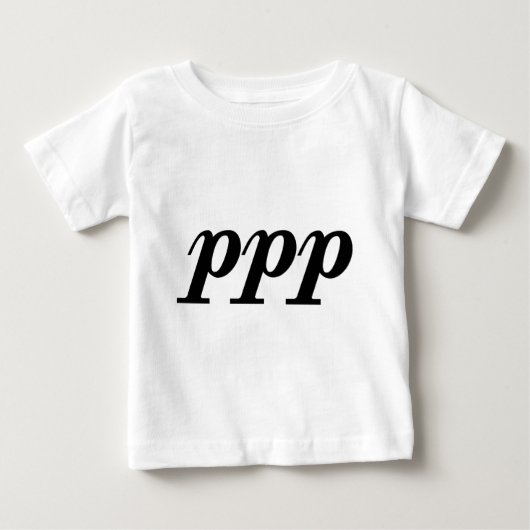 ピアニシモ可能 ベビーTシャツ (正面)