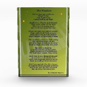 ピアニストのアクリルブロック フォトブロック (正面)