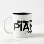 ピアニストのコーヒー・マグ ツートーンマグカップ (左)